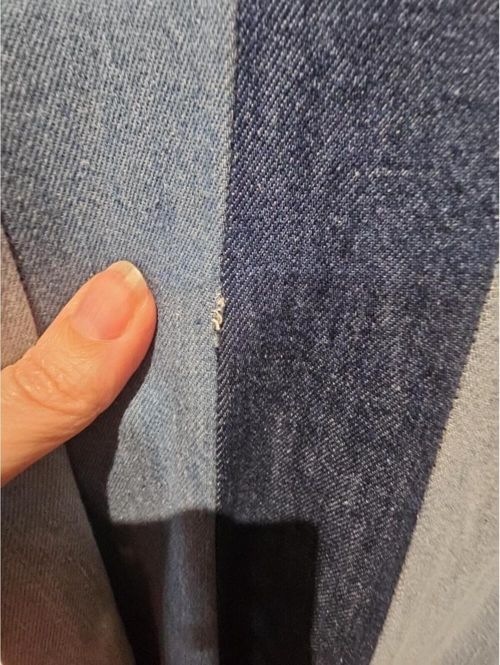 New Anthropologie x Farm Rio Colorblocked Denim Midi Dress sz XS $248 - Picture 4 of 8